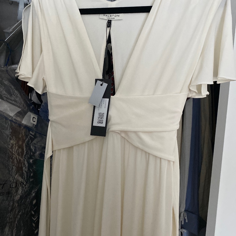 Designer Halston Heritage dress